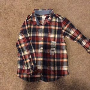 Boys plaid shirt from Carter’s size 7